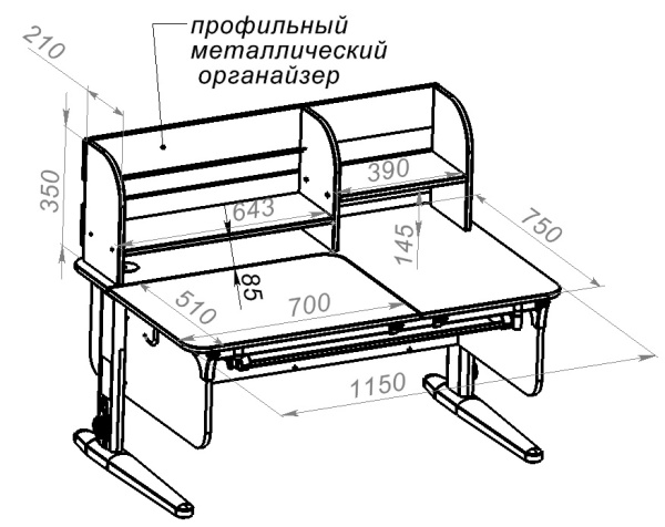 СУТ.62 ПРО с полкой схема